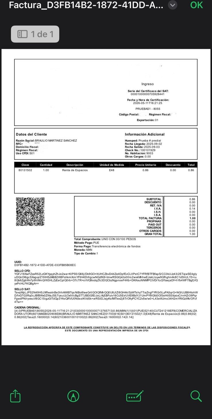 Paso 10: Entrega de Factura (PDF y XML)